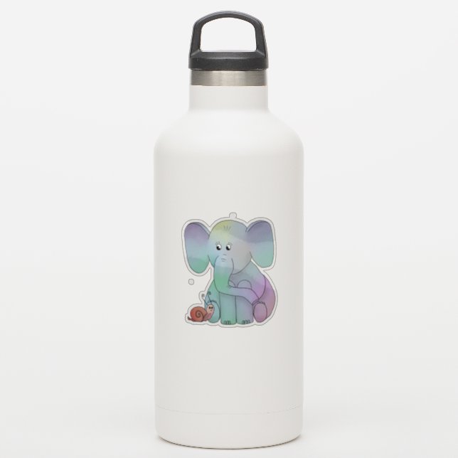 Adesivo Elefant und Schnecke Aufkleber (Garrafa d'água)