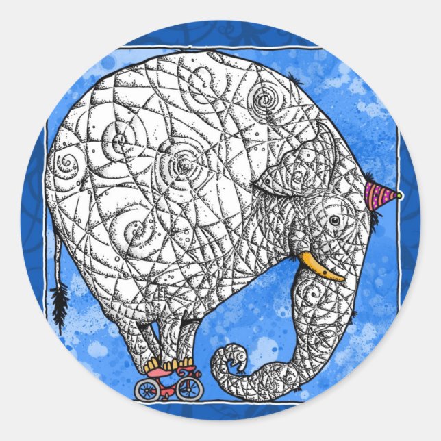 Adesivo elefante (Frente)