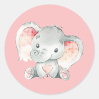 Elefante-Bebê Rosa-Cor-de-Rosa-Bonita