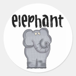 Adesivo Elefante cinzento