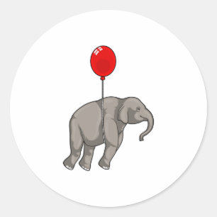 Adesivo Elefante com balão