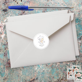 Adesivo Elefante e Cão Modernos Obrigado