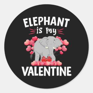Adesivo Elefante É Meu Namorado Feliz Dia Dos Namorados El