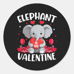 Adesivo Elefante É Meu Namorados Amor Coração Elefante Val