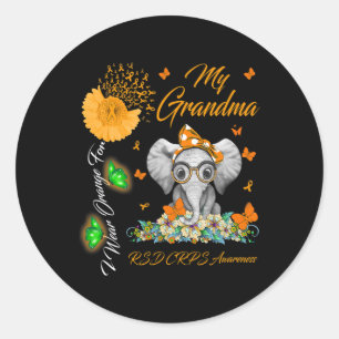 Adesivo Elefante Eu Visto Laranja Para Minha Avó Rsd Crps