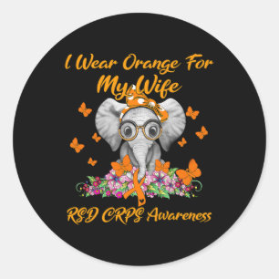 Adesivo Elefante Eu Visto Laranja Para Minha Esposa Rsd Cr