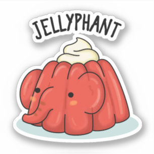 Adesivo Elefante Gelly Pun Sticker