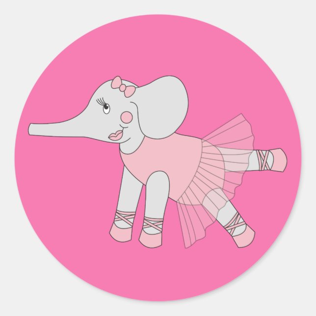 Adesivo elefante ilusima Ballerina (Frente)