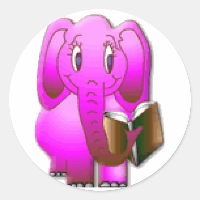 Adesivo Elefante inteligente (Frente)