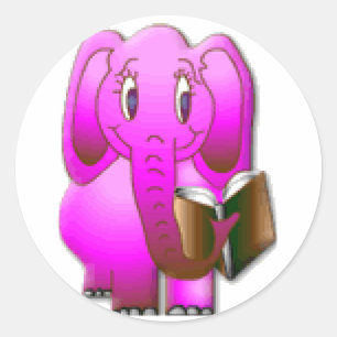 Adesivo Elefante mais esperto