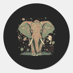 Adesivo Elefante: Na moda artística dos fãs elefantes salv