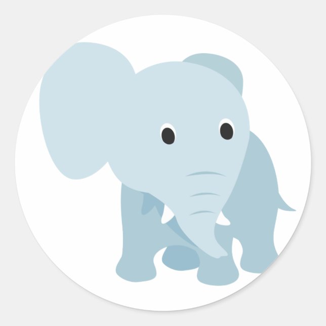 Adesivo Elefante para Bebê (Frente)