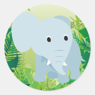 Adesivo Elefante para Bebê