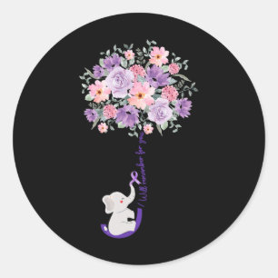 Adesivo Elefante Que Eu Vou Lembrar Por Você Girassol Roxo