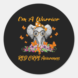 Adesivo Elefante, sou um guerreiro, Rsd Crps Consciência
