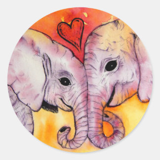 Adesivo Elefantes em Stickers