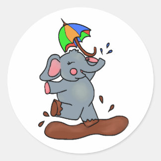 Adesivo Elefantes Têm Pentes Sujos Grandes