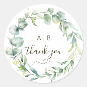 Adesivo Elegance eucalyptus wreath greenery