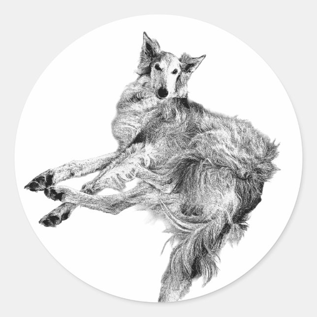 Adesivo Elegance, Unbothered – Silken Windhound (Frente)