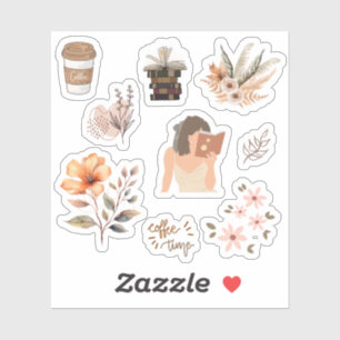 Adesivo Elegância Eteal: Coleção de Sticker Estético