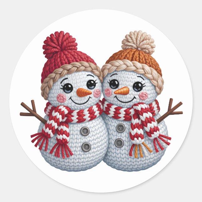 Adesivo Elegant Christmas Watercolor Botanical  (Frente)