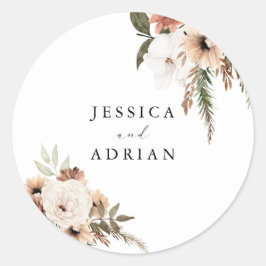 Adesivo Elegant Floral Boho Wedding