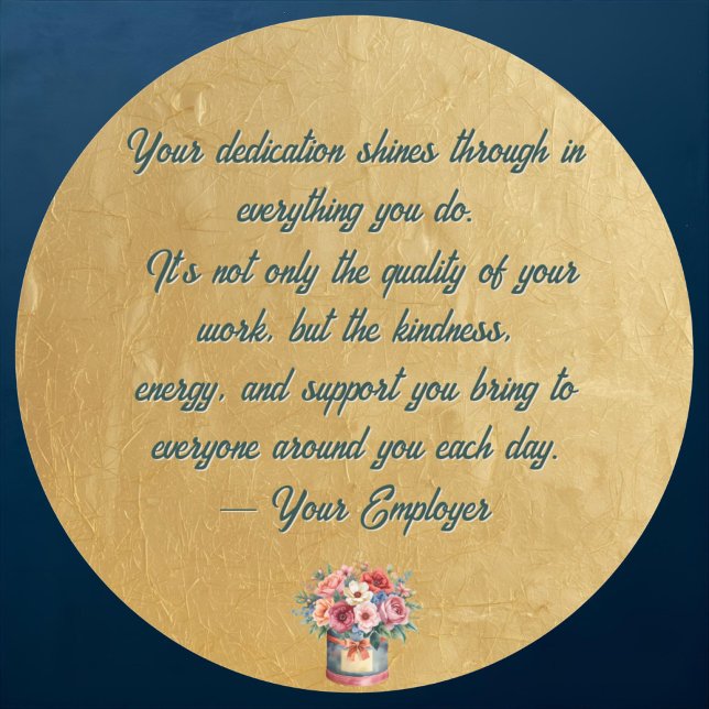 Adesivo Elegant Gold Administrative Professionals Day (Criador carregado)