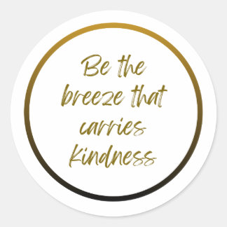 Adesivo Elegant Gold Inspirational Quote Sticker