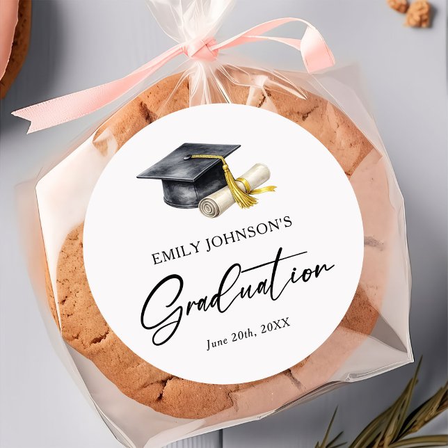 Adesivo Elegant Minimal Minimalist Graduation (Criador carregado)