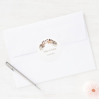 Adesivo Elegant Minimal Wedding Sticker
