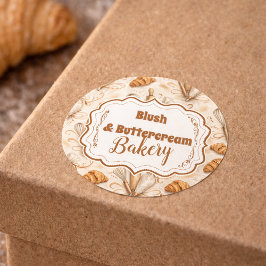 Adesivo Elegant Pastel Bakery Branding