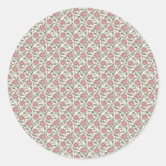 Adesivo Elegant Vintage Peony & Mossy Vine Watercolor