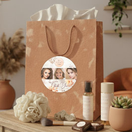 Adesivo Elegant Watercolor Logo Photo Makeup Thank You