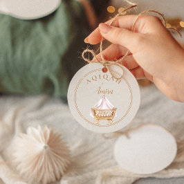 Adesivo Elegante Aqiqah Baby Celebrker