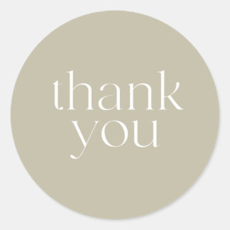 Adesivo Elegante Arco Arredondado Beige Obrigado, Seal, St