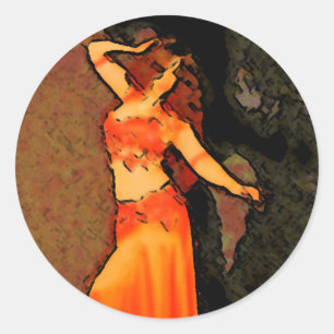 Adesivo Elegante Bellydancer Sticker
