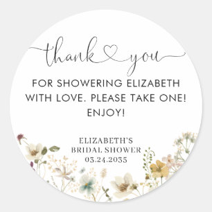 Adesivo Elegante Boho Chic Floral de Flores Silvestres Agr