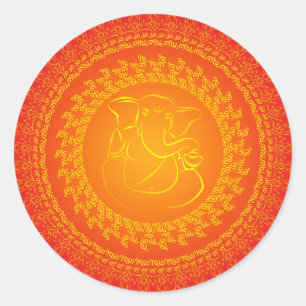 Adesivo Elegante Classy Ganesh/ Indian God Sticker