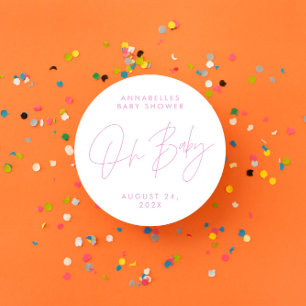 Adesivo elegante cor-de-rosa-cinza moderno