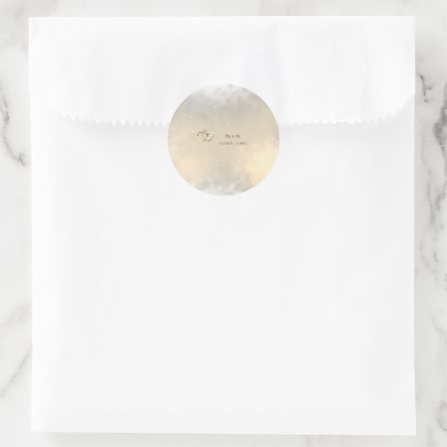 Adesivo Elegante Coração de Ouro Chic (Bolsa)