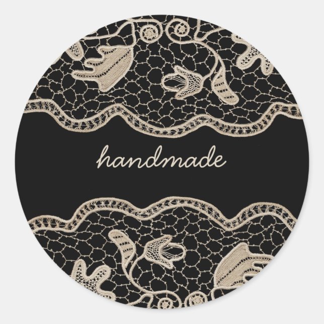 Adesivo Elegante Crochet Lace (Frente)