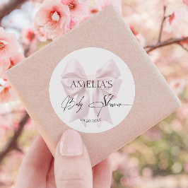 Adesivo Elegante de Arco rosa suave