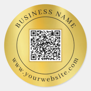 Adesivo Elegante de código QR personalizado