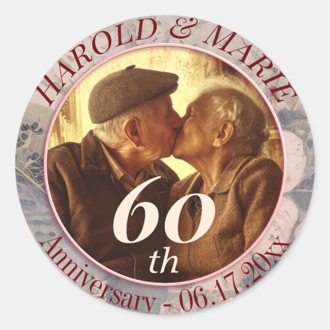 Adesivo Elegante Diamond Wedding Design (Frente)