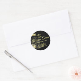 Adesivo Elegante Dourado preto