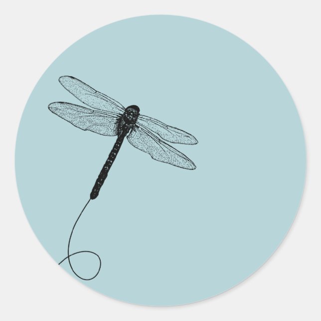 Adesivo Elegante Dragonfly Sticker (Frente)