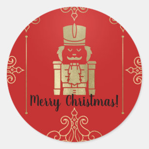 Adesivo Elegante e Sofisticado Nutcracker de Natal com Dou