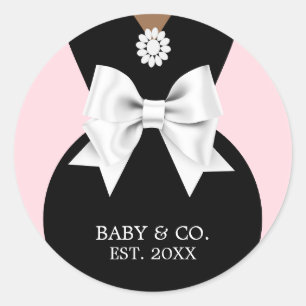 Adesivo Elegante Étnico Rosa Baby & Co Tiffany Chá de Bebê