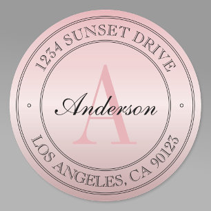 Adesivo Elegante Faux Rosa Dourado Ombre Cor-de-Rosa Morad