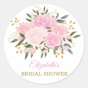 Adesivo Elegante Favor de Agradecimento Floral Verdejante 